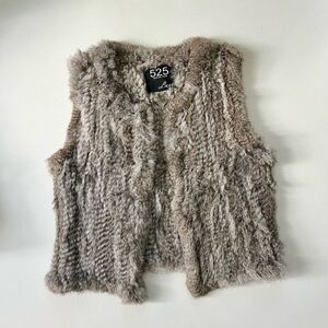 525 America Luxe Genuine Rabbit Fur Vest XS